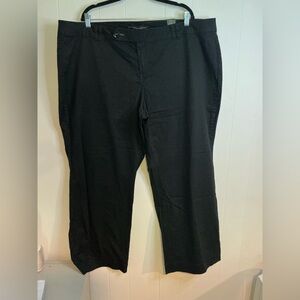 Venezia‎ Black Wide Leg Pants Women's Size 26 Plus NWT